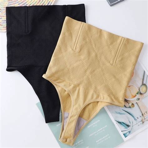 Calcinha Cinta Alta Compress O Lingerie Fio Dental Duplo Modeladora Shopee Brasil