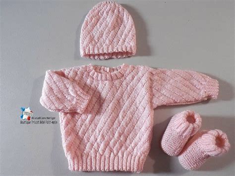 Boutique tricot bébé et Patron tuto layette bb