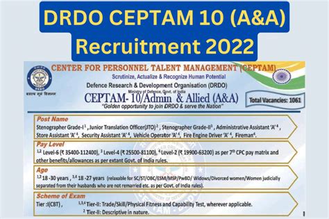 Drdo Ceptam A A Result