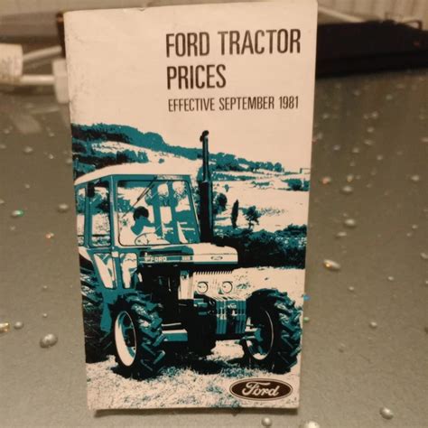 ford tractors equipment price list september  ps picclick uk