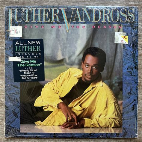 Luther Vandross Give Me The Reason Vintage 1986 Vinyl LP FREE