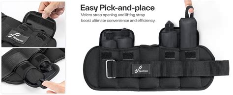 Sportneer Adjustable Ankle Weights For Women And Men：1 Pair 1 2 3 4 6 7