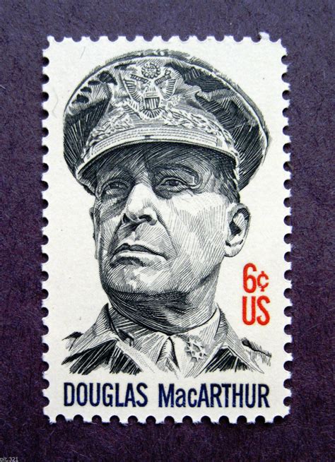 Sc 1424 6 Cent General Douglas MacArthur Issue Gg5 United