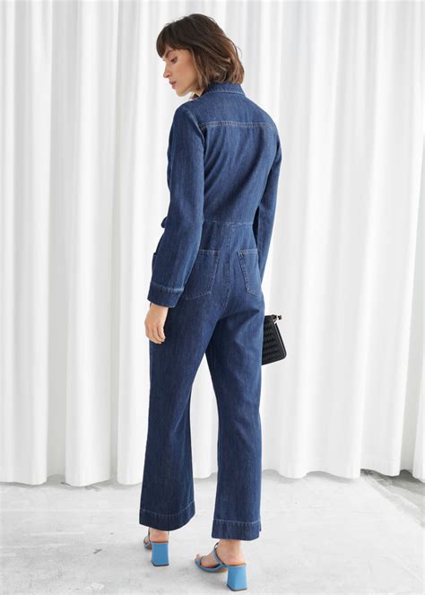 And Other Stories Organic Cotton Denim Jumpsuit Big Apple Buddy