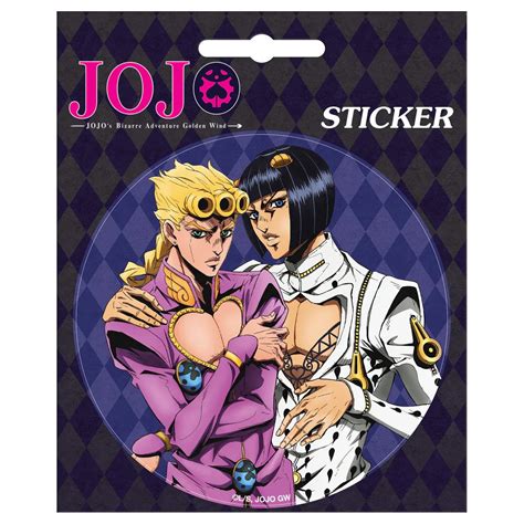 Jojo S Bizarre Adventures Autocollant Golden Wind