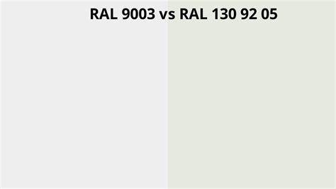 Ral 9003 Vs 130 92 05 Ral Colour Chart Uk