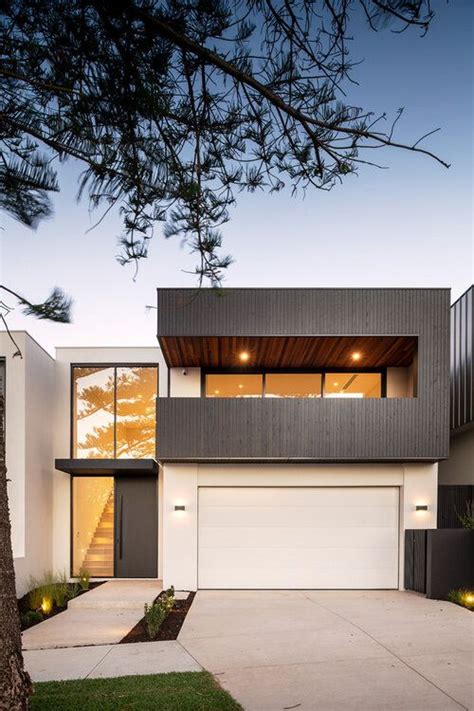 Modern Garage, Modern House, Facade Lighting, Lighting Design, Recessed ...