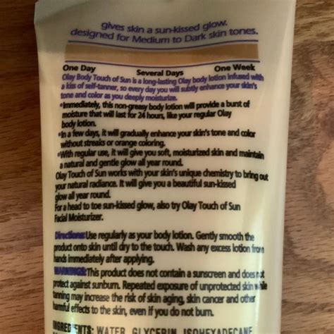 Olay Skincare Olay Touch Of Sun Body Lotion And Bondi Sands Self