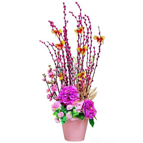 Purple Treasure Pussy Willow Arrangement The Green Corner