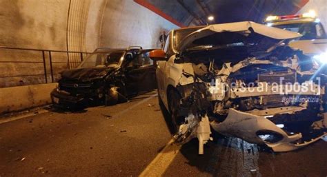 Incidente Galleria Circonvallazione Francavilla Frontale Con 3 Auto