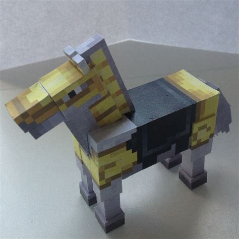 Papercraft Minecraft Horse