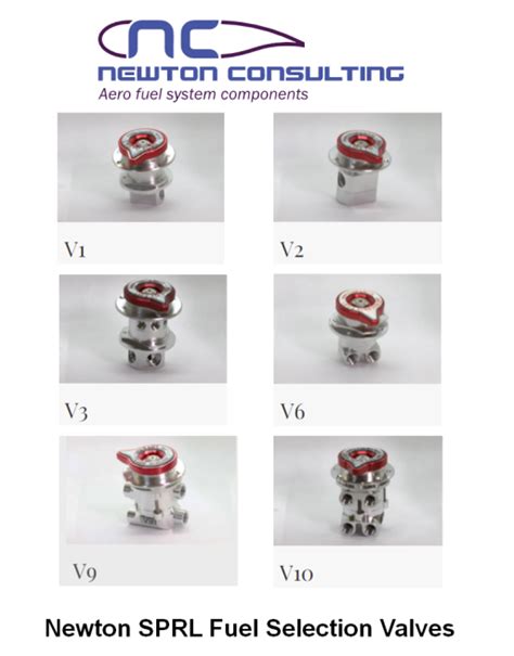 Newton Sprl Fuel Selector Valves Sku Nwtn Vlv Fl Sprl