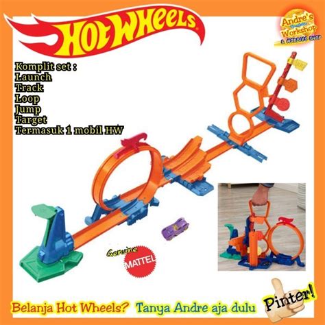 Jual Hotwheels Track Flight Path Challenge Ori Mattel Hot Wheels Track Loop Shopee Indonesia