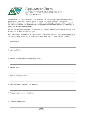 Fillable Online Colorado Application Form Colorado Colorado Fax