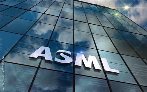 ASML holding semiconductor headquarters glass building concept Stock Photo | Adobe Stock