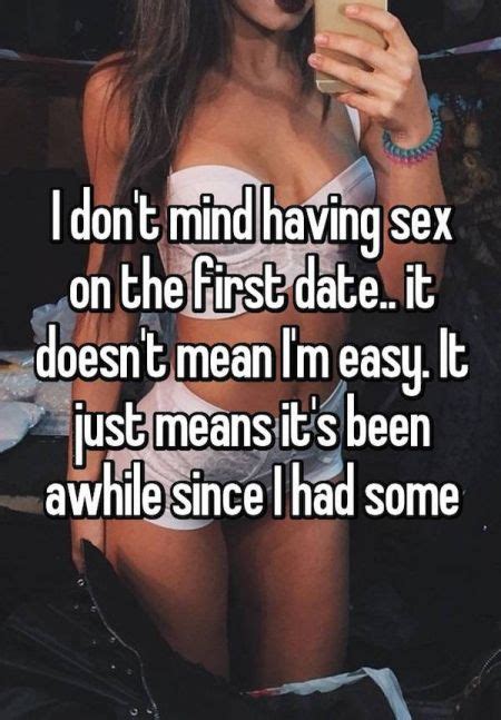 Women Reveal Their Reasons For Having Sex On The First Date Pics