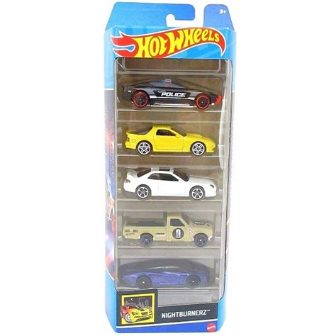 Hot Wheels darabos kisautó készlet Nightburnerz III Gyerekajándék