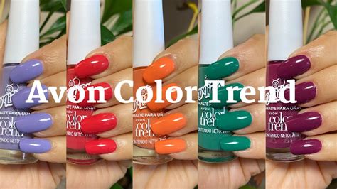 Avon Color Trend Swatches Y Mas Coleccion D Licious Esmaltes