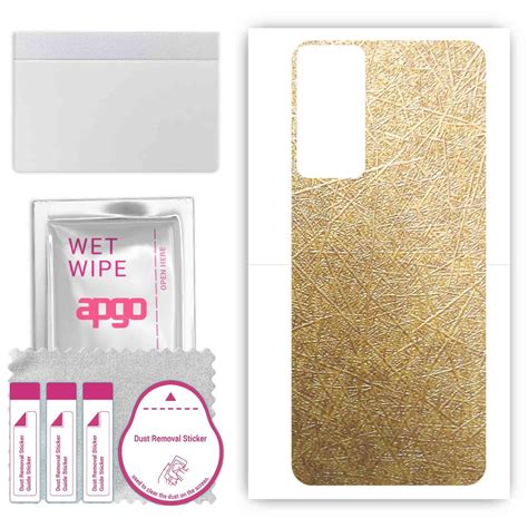 Folia naklejka skórka strukturalna na TYŁ do Infinix Hot 20S Tkanina Włókno apgo SKINS