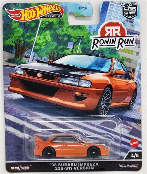 Ronin Run Subaru Impreza B Sti Version Hot Wheels Car Culture грн Колекціонування