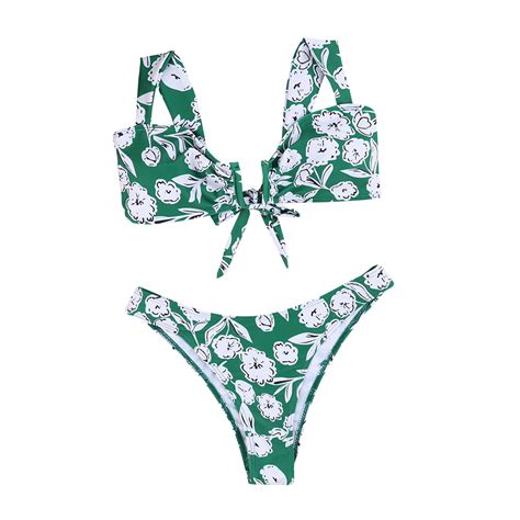 Knosfe Women Bikini Sets 2024 U Wire High Waisted Swimsuit Sexy Two