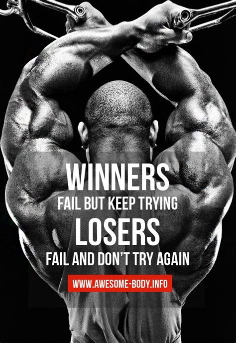 Winners Vs Losers Bodybuidling Quotes Bodybuilding Quotes Fitness