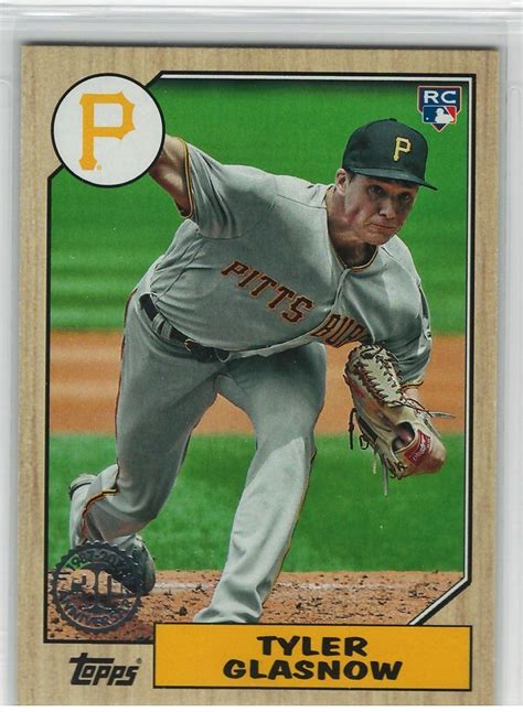 Tyler Glasnow Topps Rookie Card Rc Rays Ebay