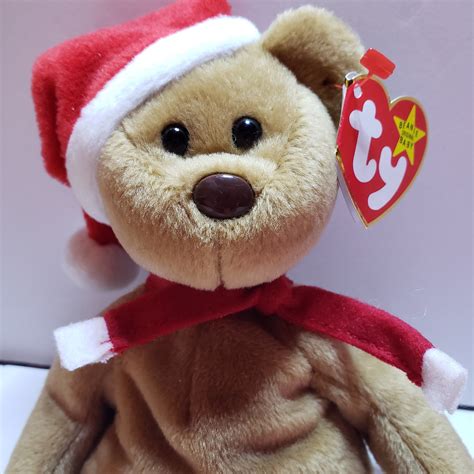 Christmas Bear 8 Ty Beanie Babies 1997 Holiday Teddy Etsy