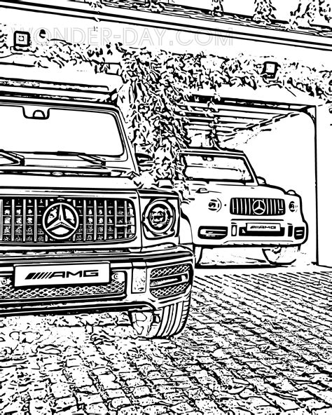 Раскраски Гелендваген | Раскраски для мальчиков