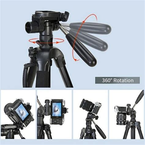 JMARY KP-2294 Detachable 179cm 4-section Adjustable Monopod Panoramic ...