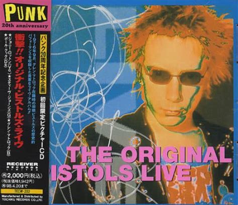 Sex Pistols The Original Pistols Live Japanese CD Album CDLP
