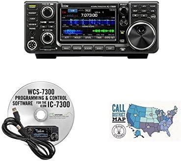 Amazon Icom IC 7300 100W HF 50MHz SDR Amateur Radio Transceiver Bundle 3 Items With LDG Z