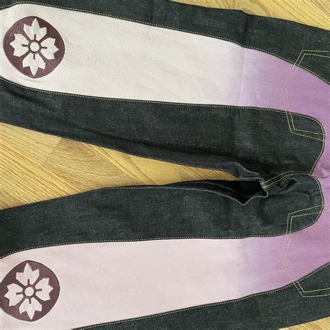 Evisu Gradient Purple Jeans Amazing Fit 30” Evisu Depop