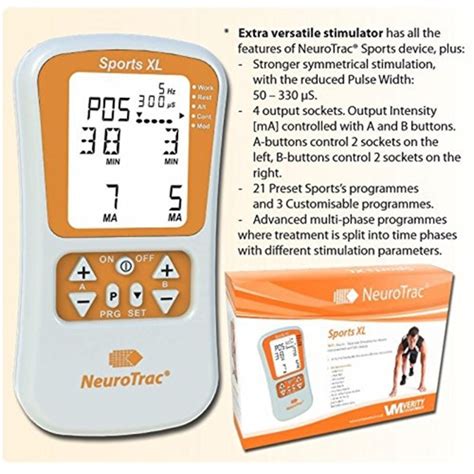 NeuroTrac® Sports XL Muscle Stims – 4 Channel | Access Health