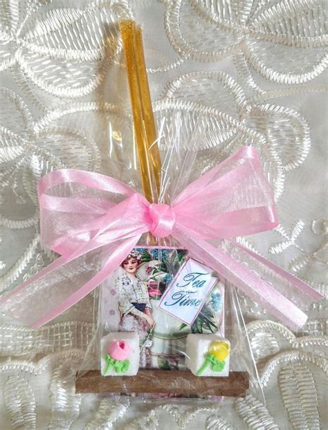 6 Tea Party Tea Time Favor Bags Bridalsetsteacups Tea Party Favors