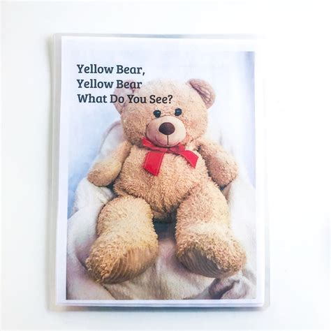 A DIY version of Brown Bear, Brown Bear book by Eric Carle | Brown bear ...