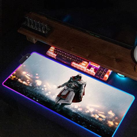 Коврик для мыши Assassins Creed Светящийся коврик для мыши, XXL ...