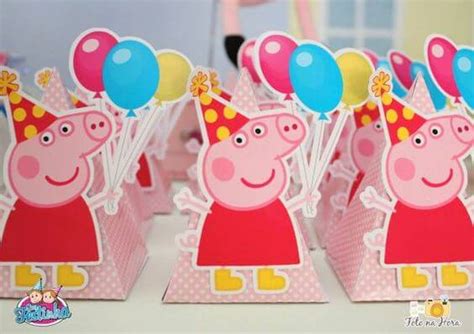 Ideias De Lembrancinha Peppa Pig Divirta Sua Festa Bolo Guaran