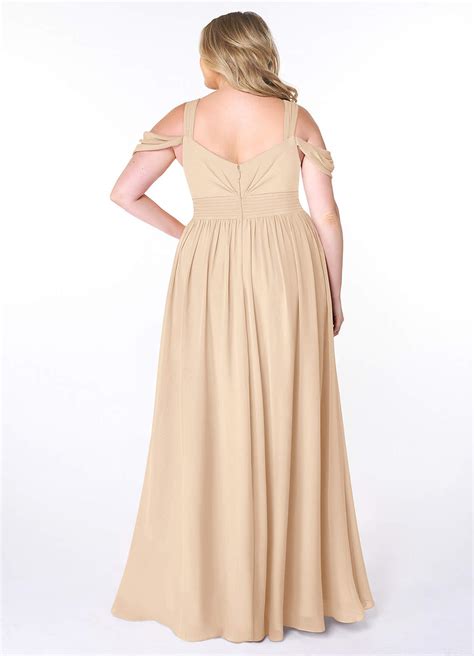 Sand Azazie Lianne Bridesmaid Dresses Azazie