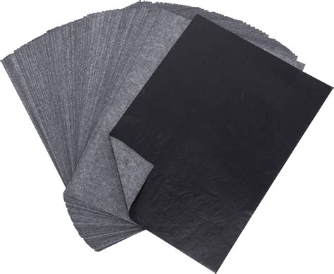 Qancekoo 100 Sheets Black Carbon Paper Graphite Transfer Tracing Copy