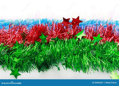 Christmas tinsel stock image. Image of glitter, abstract - 50983281