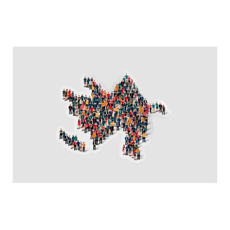 Azerbaijan Map Style 4 Sticker - DecalsHouse