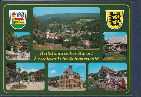 Wappen AK Heilklimatischer Kurort Lenzkirch Im Schwarzwald 6 Ansichten