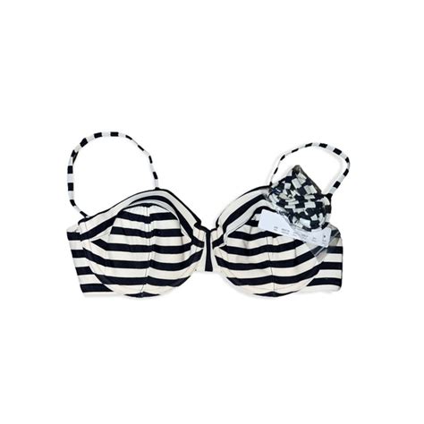 J Crew Swim Nwt Jcrew Underwire Bikini Top In Classic Stripe Poshmark