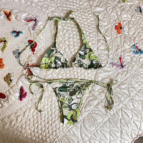 Vintage Pieces Mini Bikini Set Depop