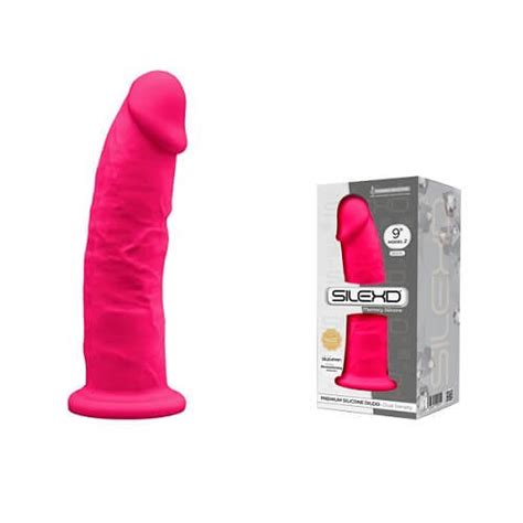 Silexd Inch Realistic Silicone Dual Density Dildo With Suction Cup