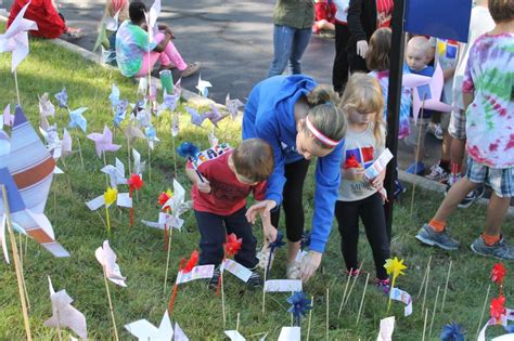 Pinwheels For Peace Planted At Mercy Montessori Mercy Montessori