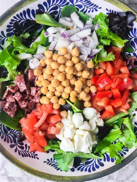 The Best Italian Chopped Salad Recipe Lifes Ambrosia