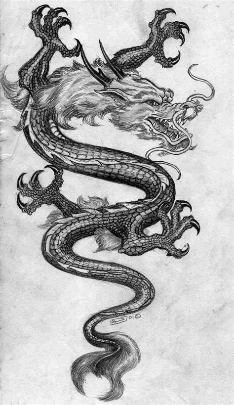 Dragon Pencil Drawing At Explore Collection Of