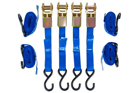 Set Of Four Transport Belts With Tensioner 4M 25mm 0 68T Blue UNITRAILER